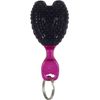 Tangle Angel Baby Keyring Detangling Brush - Fuchsia/Black