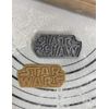 Galaxy Wars Logo Cookie Cutter And Mold ("S" Size, 3”x1.5” Inch-Scale)