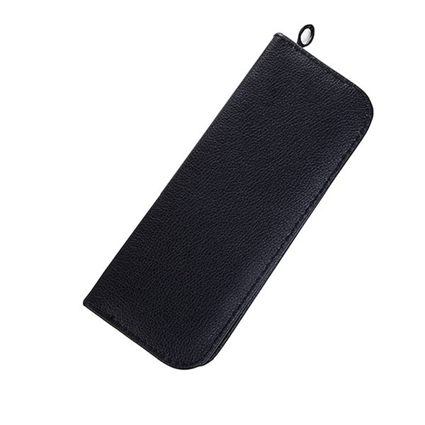 Salon Tools Holster Bag，Stylist Barber Scissors Pouch Bag,Scissor Bag Waterproof Hair Clip Comb Barber Tool Storage Bag Pu Leather Bag - Black