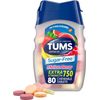 TUMS Extra Strength Chewable Sugar-Free Antacid, Melon Berry, 80ct..