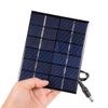 sourcing map 2W 6V Small Solar Panel Module DIY Polysilicon with 250mm Wire