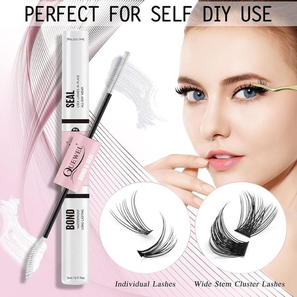 Lash Bond and Seal, Cluster Lash Glue for Lash Clusters Super Strong Hold DIY