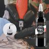 1 Bottle Baodeli Super Black Tattoo Ink - Tribal - Shade - Dynamic Pure Black Ink Skin Safe Permanent Tattoo Professional Tattoo Supply Body Painting Art (4oz/120ml)