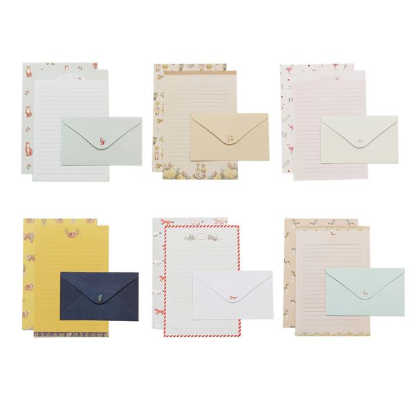 IMagicoo 48 Cute Lovely Writing Stationery Paper Letter Set with 24 Envelope/Envelope Seal Sticker (7)