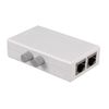 Network Switch Box, 100M 2 In 1 Out/ 1 In 2 Out, Intranet and External Network Freely Switch