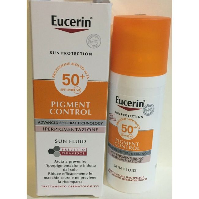 Eucerin Sun Fluid Pigment Control SPF50 - 50ml New