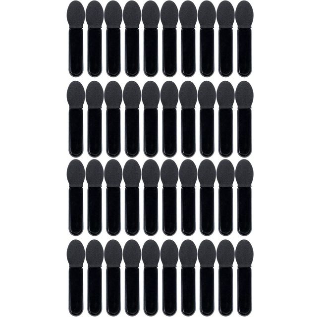 40 PCS Disposable Eyes Shadow Applicators, Sponge Oval Tipped