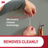 Command CL067-10NA Plastic Small Wire, 10 Hooks, 12 Strips-Easy to Open Packaging, Organize Damage-Free, Clear, Silver