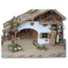XL Modellhaus grosses Holzhaus Krippe 55cm Weihnachtskrippe