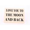 Love You Wooden Block