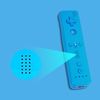 AUFGLO Wii Controller 2 Pack - Wii Remote with Silicone Case and Wrist Strap (red+blue)