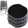 E/R30 Replacement Pad Compatible for 2000 Plus Printer R30 - Water Based - Pack of 3 - Black
