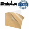 [5-Pack] SimbaLux® Acrylic Sheet Clear 8”x10” 0.08” Thick (2mm) Plexiglass
