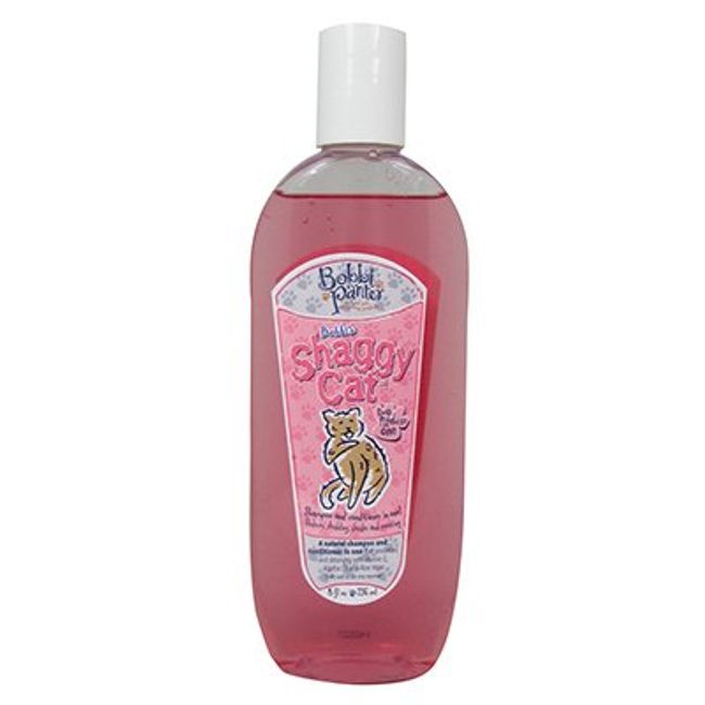 Bobbi Panter Pet Products Shaggy Cat Signature Shampoo & Conditioner, 8-oz Bottle, Multicolor