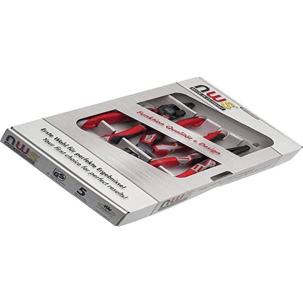 NWS 775 Combined Tool Set, Multi-Colour, Set of 3 Piece