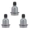 Waterproof Anti Melting E27 Lamp Holder Set of 3 Good Heat Insulation Adjustable Function Premium Shell Standard Interface