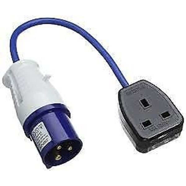 Caravan/Motorhome 240V Mains 13Amp Socket Adaptor
