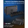Grip Case for Nintendo Switch 2 (2025), Protective Case with Ergonomic Grip, Include Detachable Front Shell Face Cover, Bracket and Strap