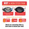 JOYCE CHEN Professional Series 14-Inch Carbon Steel Wok with Phenolic Handles