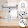 SAVOSWEET Cheese Cutter with Roll and Cutting Wire, Interchangeable Wire Cheese Cutter, Adjustable Cheese Wire Cutter, Variable Cutting Thickness, Roller Cut, Silver