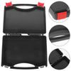 Angoily Plastic Carrying Case Small Hard Case Tool Carry Box Portable Tool Storage Case Waterproof Camera Protective Case File Organiser Boxes Black