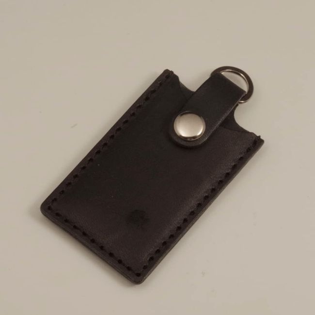 LIXIL For LIXIL Casas CAZAS Z-001-DVBA Avantos Z-012-DVBA Key Case Touch Key Door Key Entrance Smart Key Genuine Leather Case Keychain Made in Japan D Ring Black