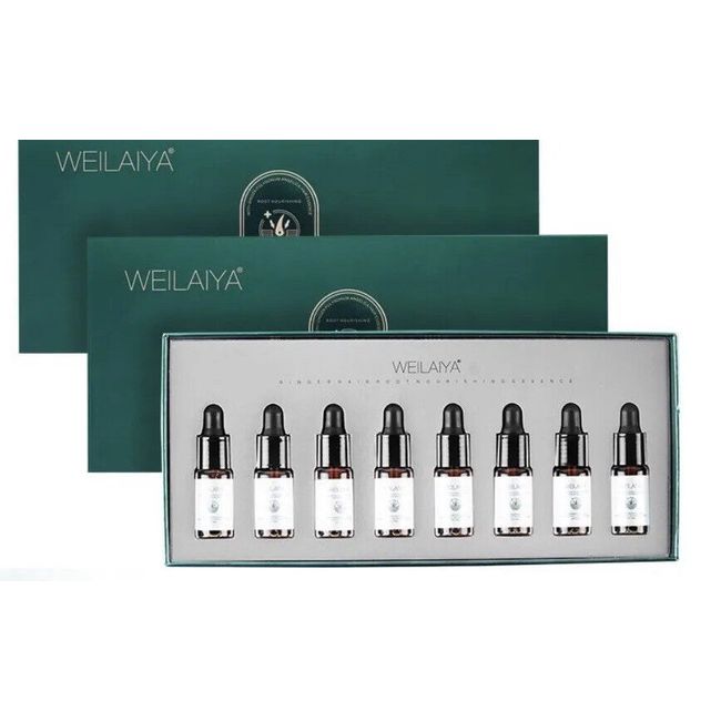 2 Packs Weilaiya Hair Growth Serum (8tubes/pK)+FREE USPS PRIORITY SHIPPING+US