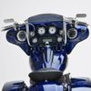 Pair Chrome Mini Oval Motorcycle Mirrors For Harley Davidson Softail Slim Custom