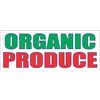 Organic Produce 2x5 Banner Sign
