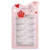 CLEAREYELASH natural False Eyelashes, Natural, 3D Sculpted, Matsuek Construction, 5 Pairs, (N07 Lovely)