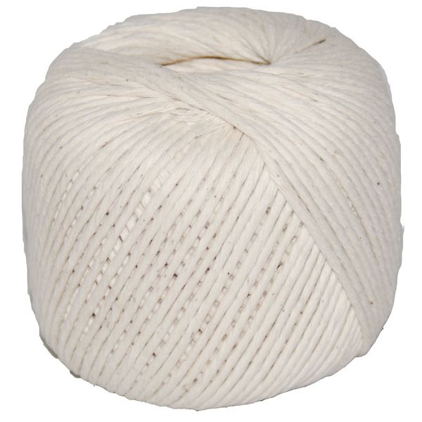 T.W Evans Cordage 09-248 Number-24 Polished Beef Cotton Twine with 500-Feet Ball