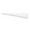 ClosetMaid 2853 ShelfTrack 12-Inch Locking Shelf Bracket, White, Quantity 6