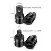 YFFSFDC Socket Adapter Set, Insertion Angle Conversion Sockets, Set of 4, 1/2", 3/8", 1/4" Insertion Angle Conversion Adapter, Impact Socket Adapter, High Strength, Tire Replacement, Car Repair