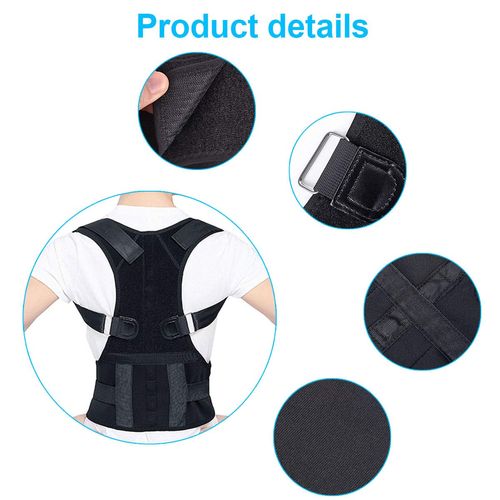 Magnetic Humpback Correction Belt for Children and Adults, Magnetic Posture Corrector Shoulder Back Waist Support Belt Lumbar Support for Lower and Upper Back