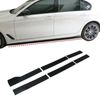 78.7'' Gloss Black Side Skirts Rocker Panel Splitters For Chevrolet Malibu LS LT