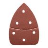 Ryobi SCS10A1 Corner Sander Sheet, 10 Pieces,100mm * 140mm, Red