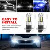 2PCS H3 LED Fog Driving Light Bulbs Conversion Kit Super Bright DRL 6000K White
