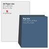 UK Greetings Medium Gift Bag for Him/Friend - Blue Design