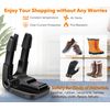 Manledio Portable Smart Electric Shoe Boot Dryer Warmer, Adjustable Rack/Timer