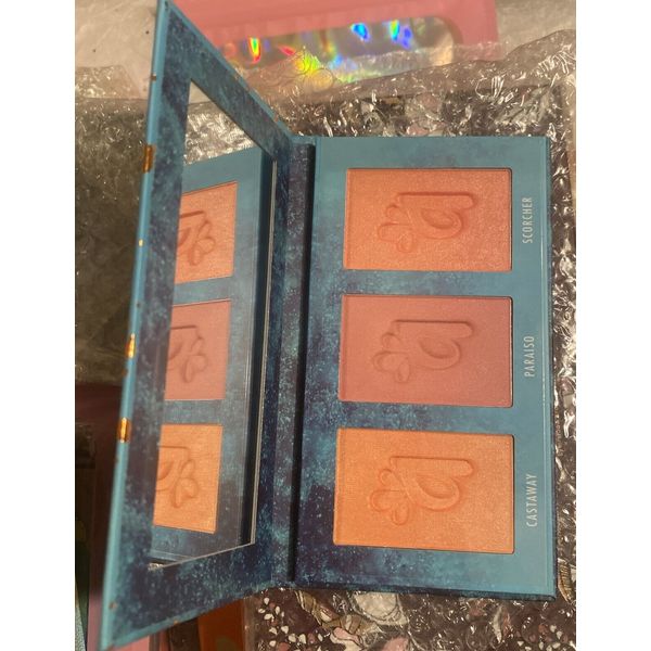 Alamar Cosmetics Colorete Blush Palette Trio In Fair-Light Makeup Beauty 🫦NoBOX