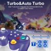 ADHJIE Gamecube Controller for Switch Nintendo,Wireless Gamecube Switch Pro Controller for Nintendo Switch/PC/Steam,6-Axis Gyro Motion,One-Button Wake Up & Screenshot Function, Purple
