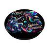 Cosmic Encounter - Astronaut Meets Space Mermaid Psychedelic PopSockets Standard PopGrip