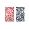 Copag 1546 Design 100% Plastic Playing Cards, Bridge Size (Narrow) Red/Black Double Deck Set (Regular Index)