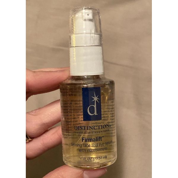 NEW Distinction By Leigh Valentine Firmalift 1 oz Face & Eye Serum Sealed