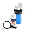 Big Blue 10" Whole House Water Filter System 1"+ Bracket+ String Wound Sediment