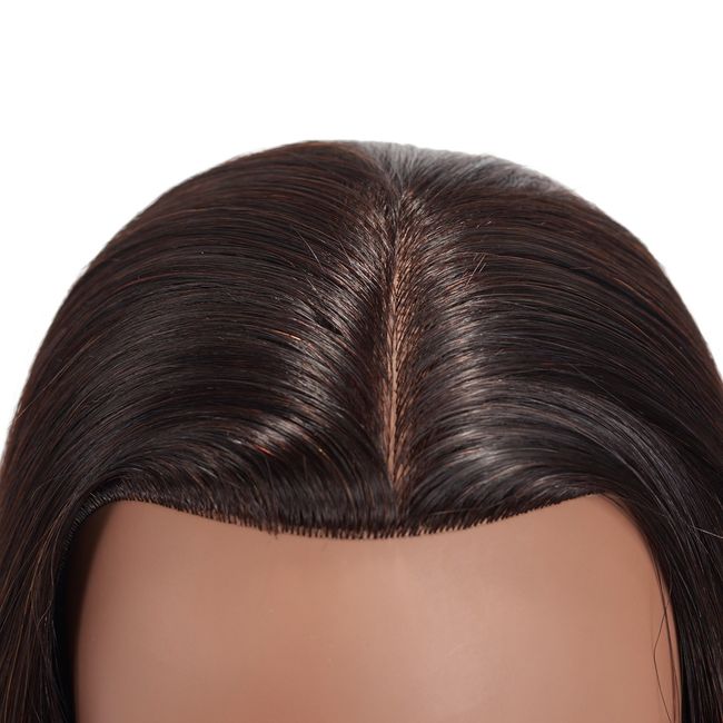 20-22 100% human hair mannequin head training head cosmetology