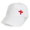 TeddyT's Women's England Heart Flag Baseball Cap Hat White