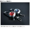 Daiwa Carabiner On Reel, Double 800, Blue