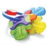 Nuby Ice Gel Teether Keys, 1 Pack Multicolor Keys on Blue Ring