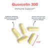 Allergy Research Group Quercetin 300 Dietary Supplement - Immune Support, Stabilized with Antioxidants, Bioflavonoid, Mast Cell, Hypoallergenic, Delayed-Release, Vegetarian Capsules - 60 Count